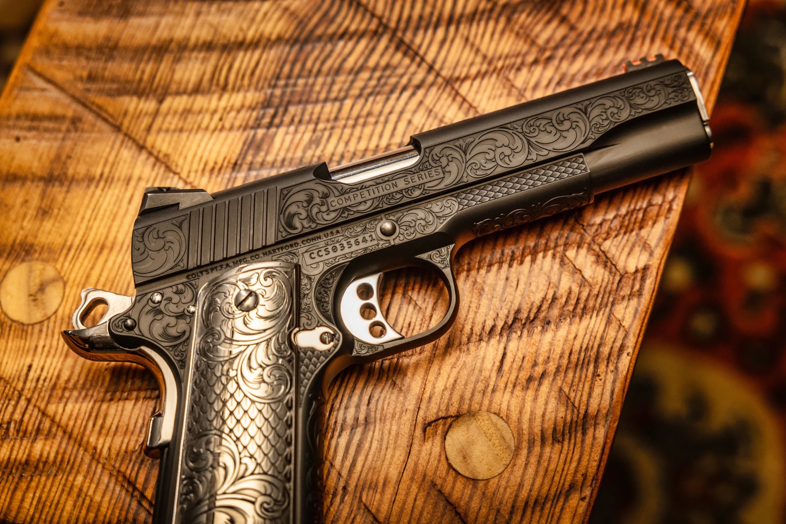 Laser Engraved 1911's example 14 by 365 Weapons