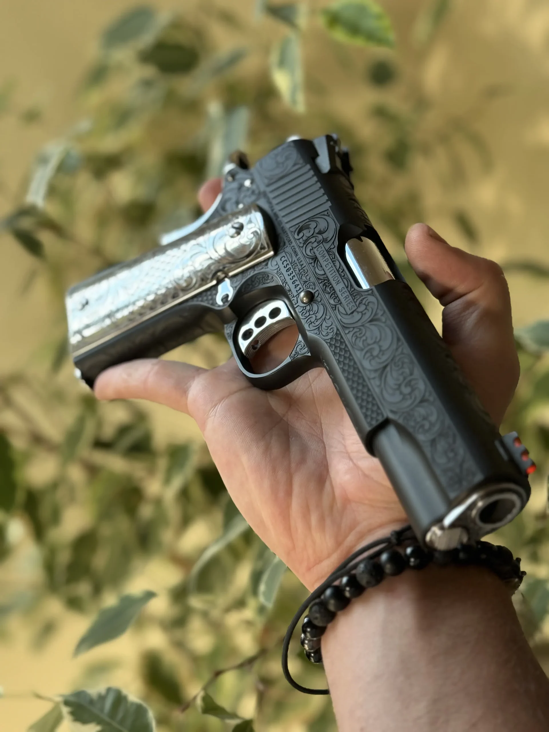 Laser Engraved 1911's example 18 by 365 Weapons