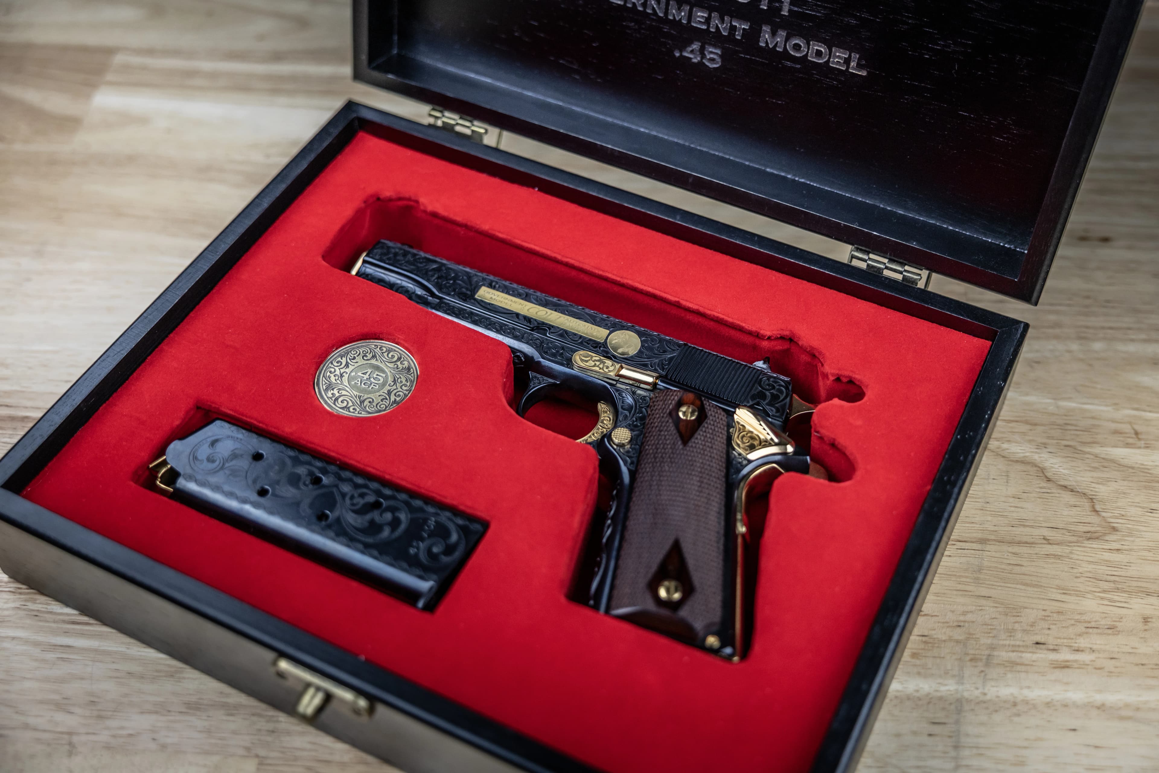 Laser Engraved 1911's example 19 by 365 Weapons