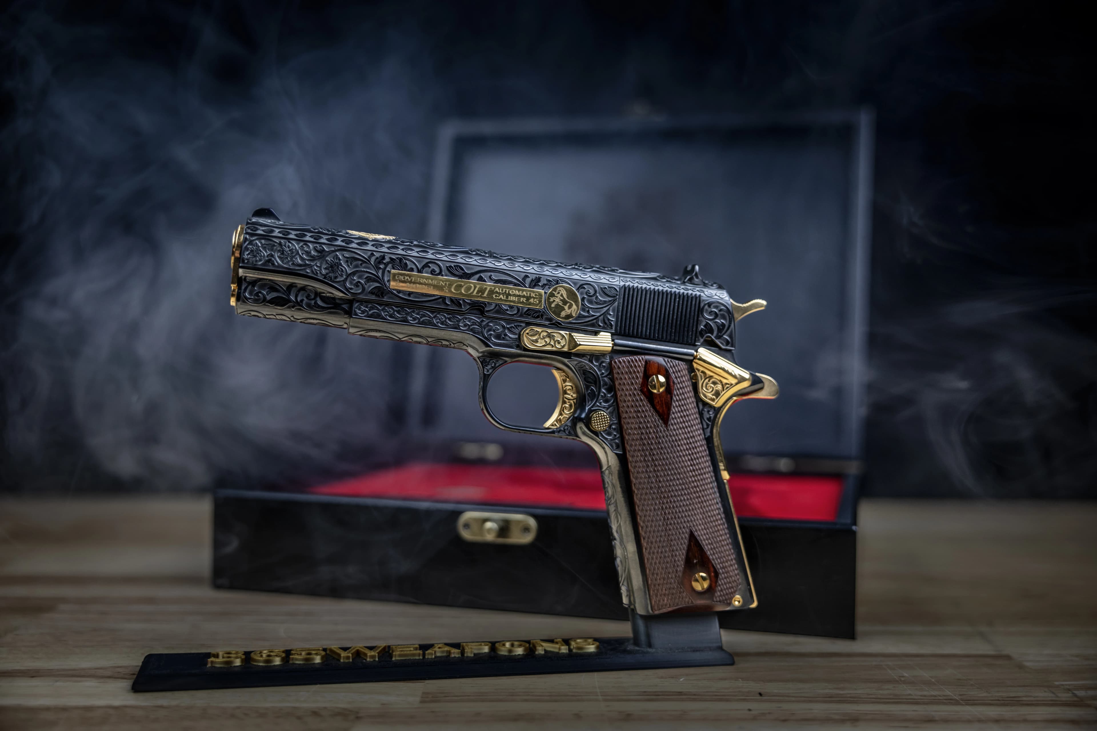 Laser Engraved 1911's example 20 by 365 Weapons