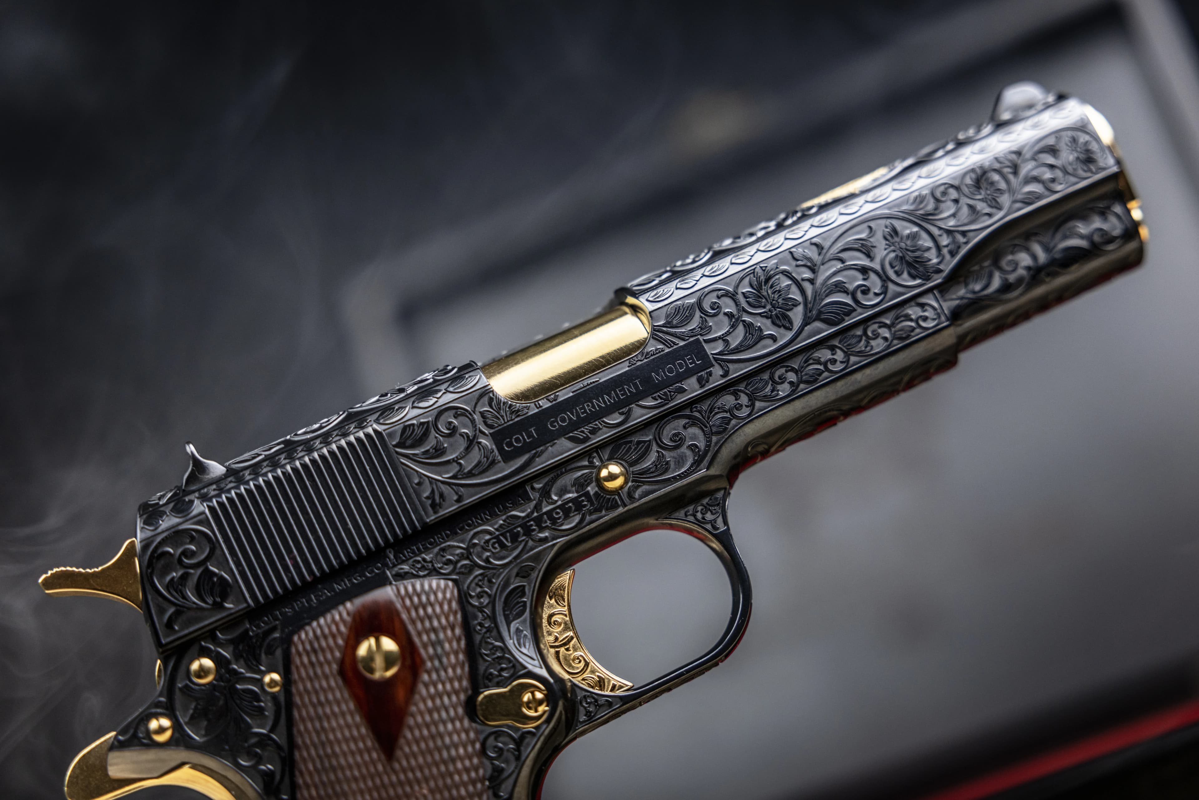 Laser Engraved 1911's example 21 by 365 Weapons