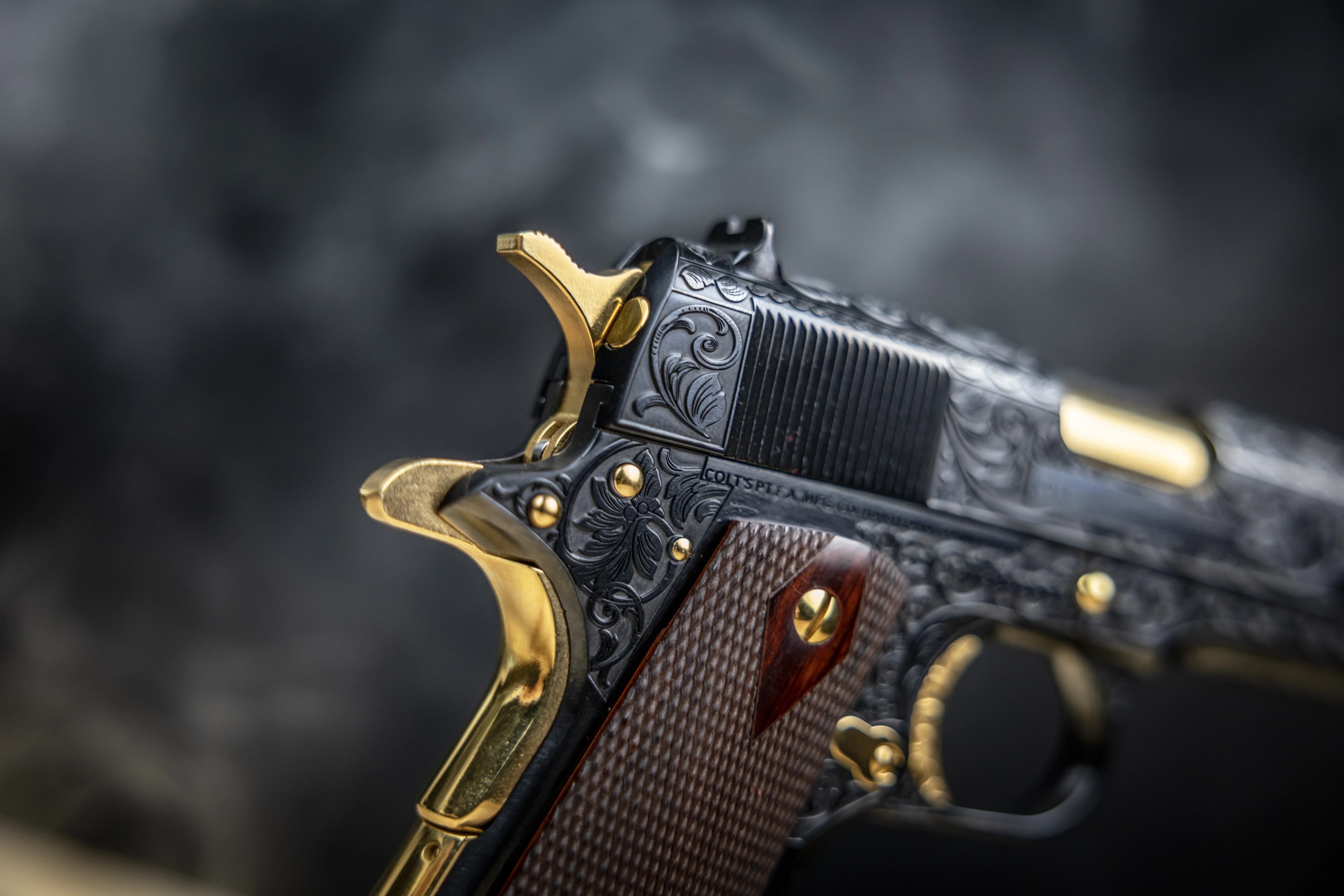 Laser Engraved 1911's example 23 by 365 Weapons