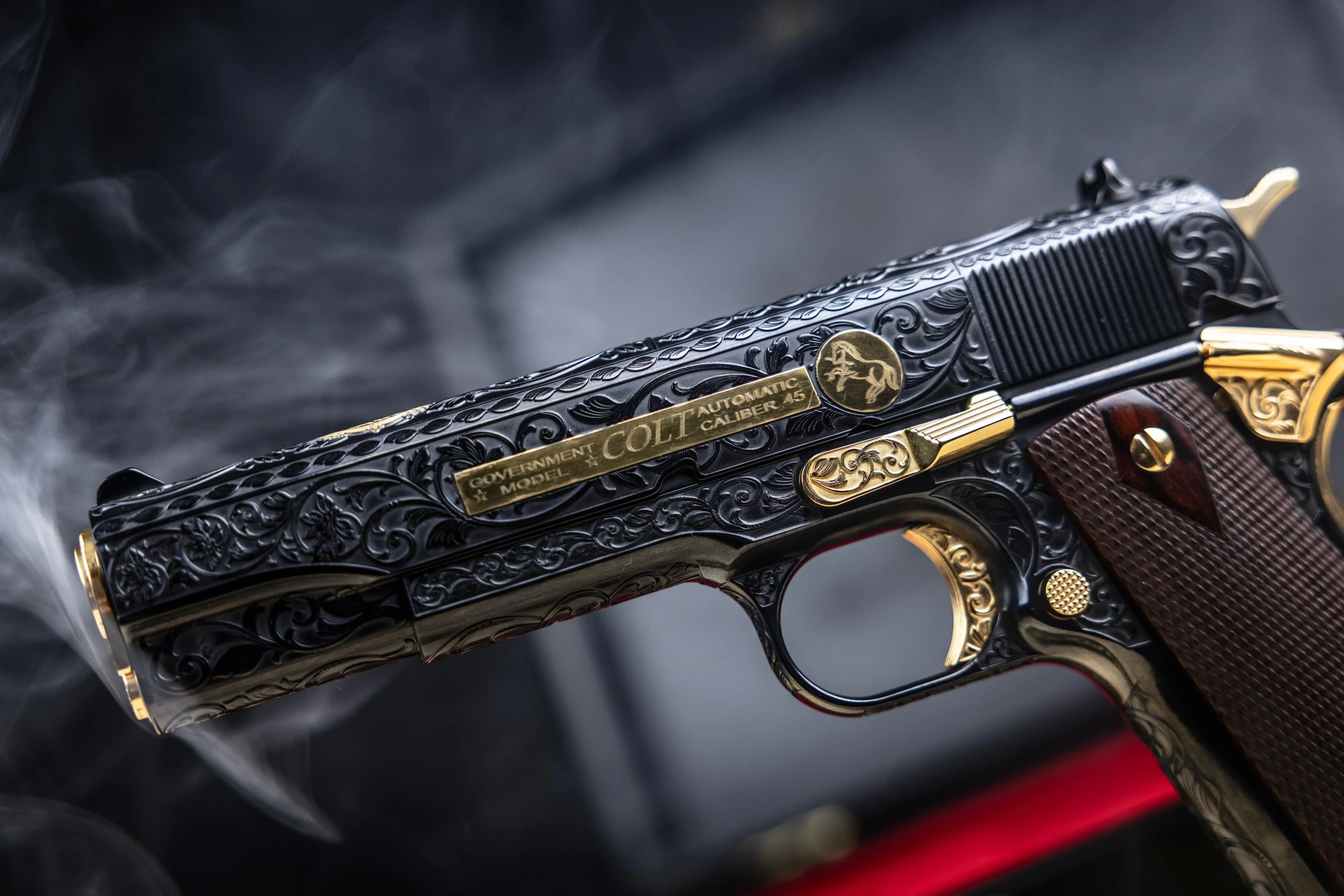 Laser Engraved 1911's example 26 by 365 Weapons