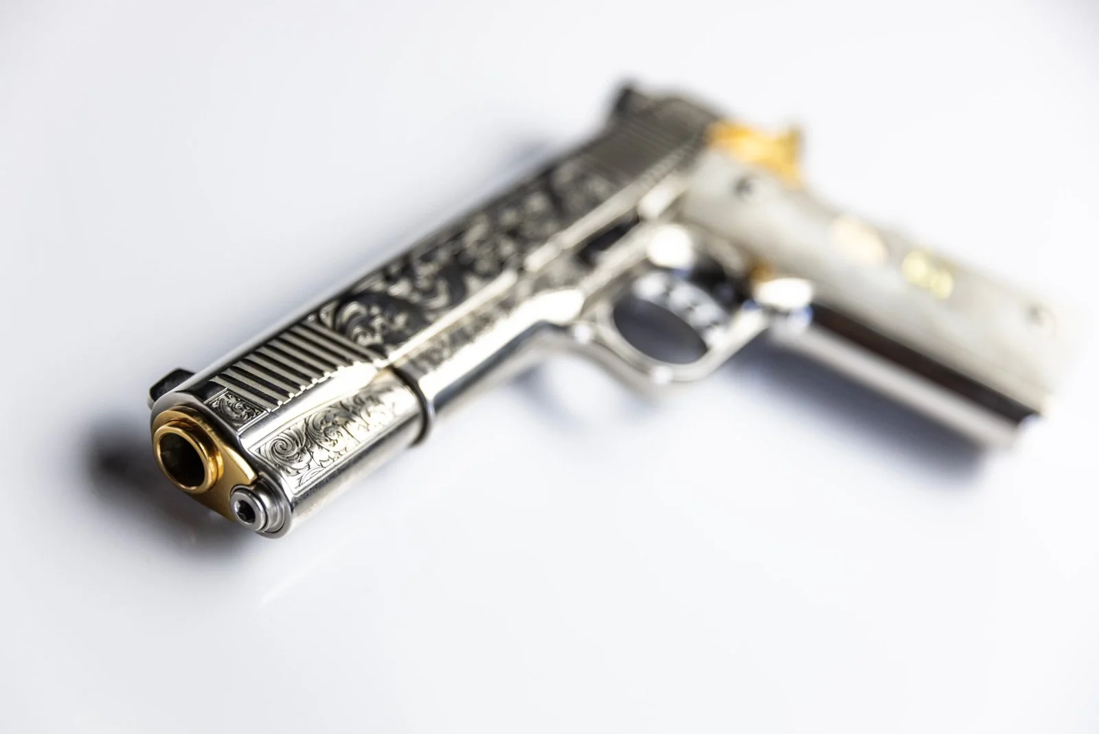 Laser Engraved 1911's build 3 by 365 Weapons