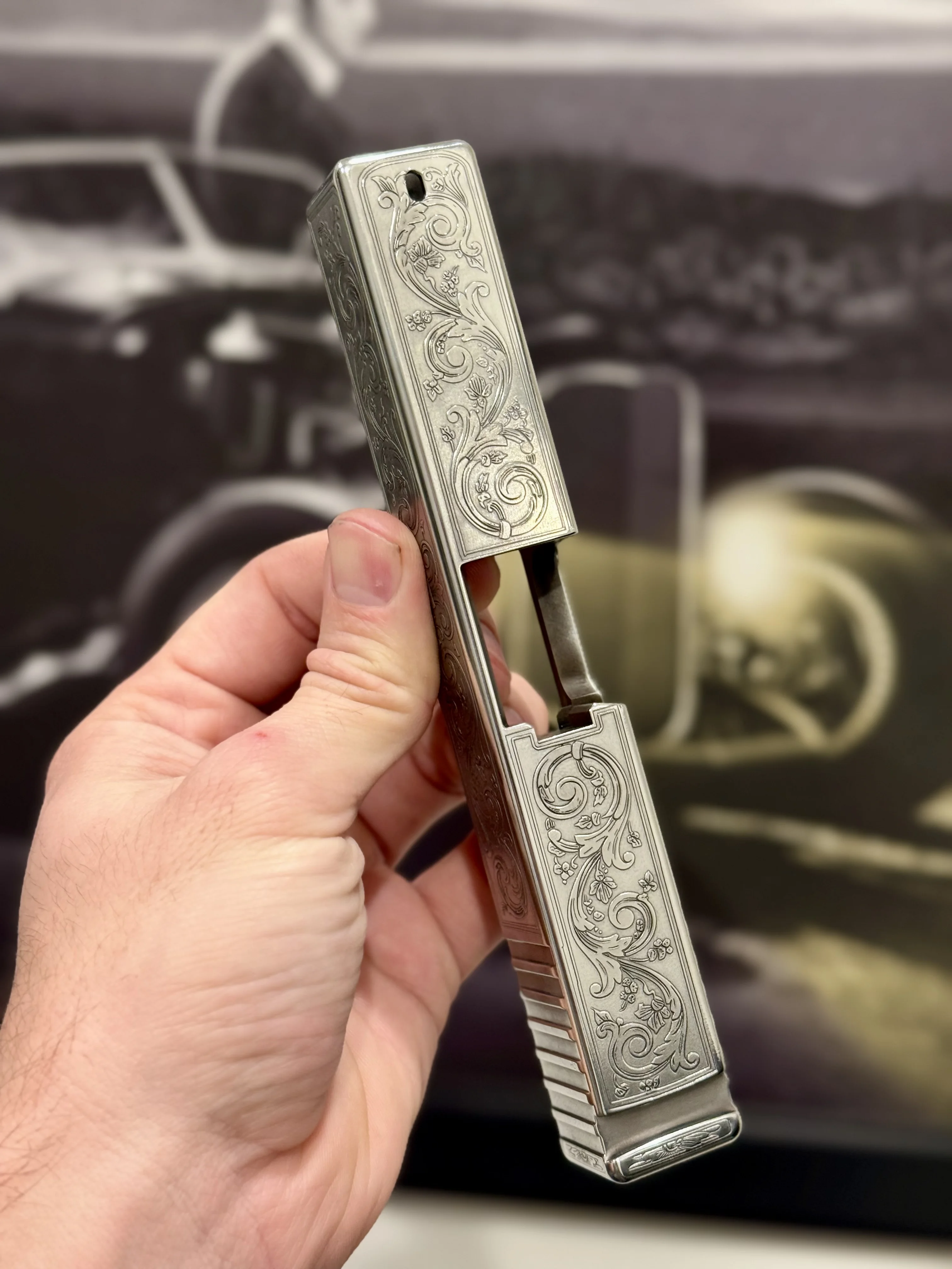 Slide Engraving example 6 by 365 Weapons